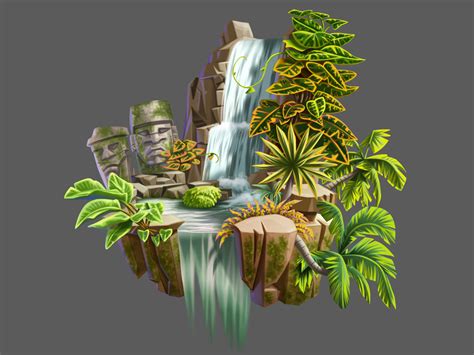 Tropical Island Concept Art by Comicplay Studio on Dribbble