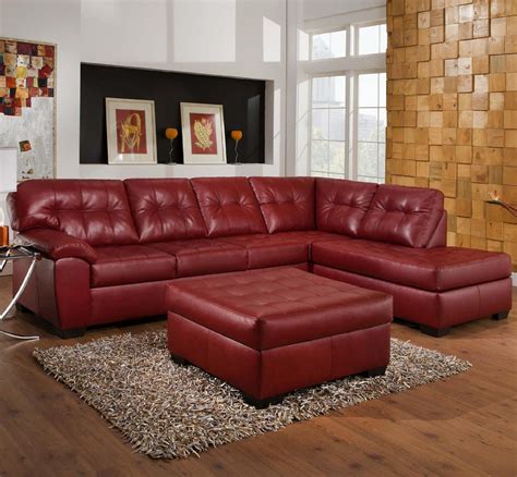 Leather Sofa: Red Leather Sofa