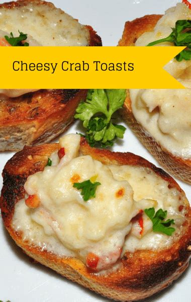 The Chew: Cheesy Crab Toasts Recipe