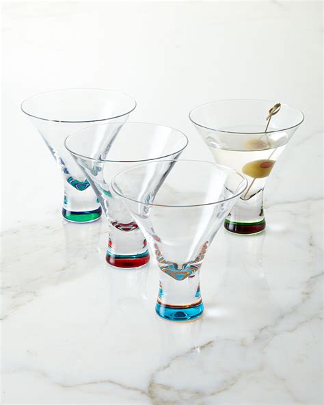 Dkny s/4 essential martini | Martini, Martini set, Wine glass set