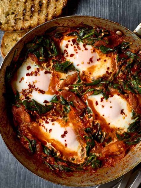 Smoky Spinach Shakshuka · Nadiya Hussain