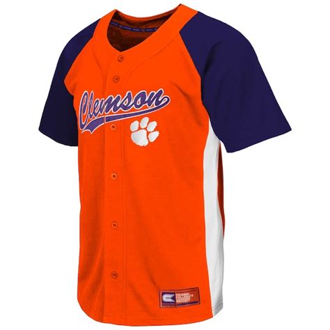 Youth Orange Clemson Tigers Dugout Baseball Jersey | Clemson Official Store