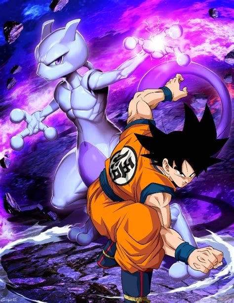 Goku Y Mewtwo by gsan16576 on DeviantArt