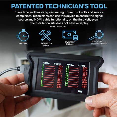 STEREN Portable, Handheld, HDMI Tester with HD LCD Display and Audio, 3 ...