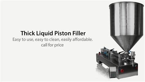 Semi Automatic Piston Filling Machine Tabletop Piston Fillers for ...