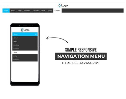 Responsive Menu Design Navbar Projects :: Photos, videos, logos ...
