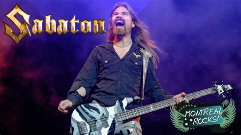 SABATON interview "Montreal was possibly the best show of the tour ...