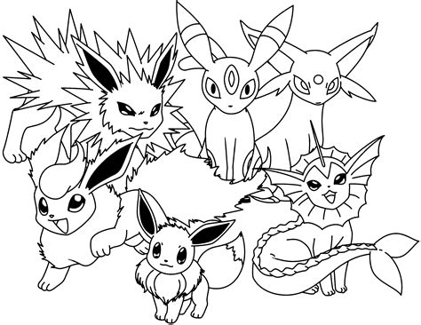 Pokemon Coloring Pages. Join your favorite Pokemon on an Adventure!