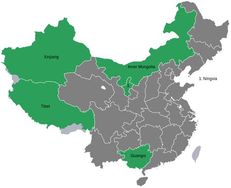 Autonomous regions of China - Wikipedia