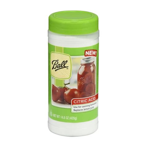 Ball Bulk Citric Acid, 14.8 oz Bottle - Walmart.com - Walmart.com