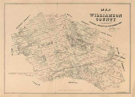 Map of Williamson County | Library of Congress