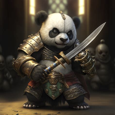 Panda warrior by maxprint | Panda illustration, Character art, Warrior