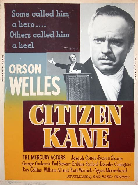 CITIZEN KANE (1941; 1956 re-issue) | Iconic movie posters, Movie posters vintage, Movie posters