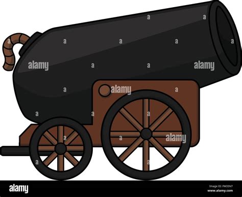 cannon ball cartoon illustration Stock Vector Image & Art - Alamy