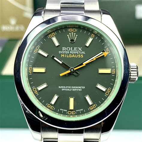 2012 Rolex Milgauss 116400V Green Full set box & card - Awadwatches