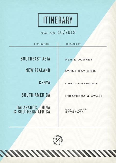 Passport inside 3 - Layout and type inspiration. Nice and simplistic ...