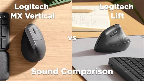 Logitech MX Vertical vs Logitech Lift Sound Comparisons - YouTube