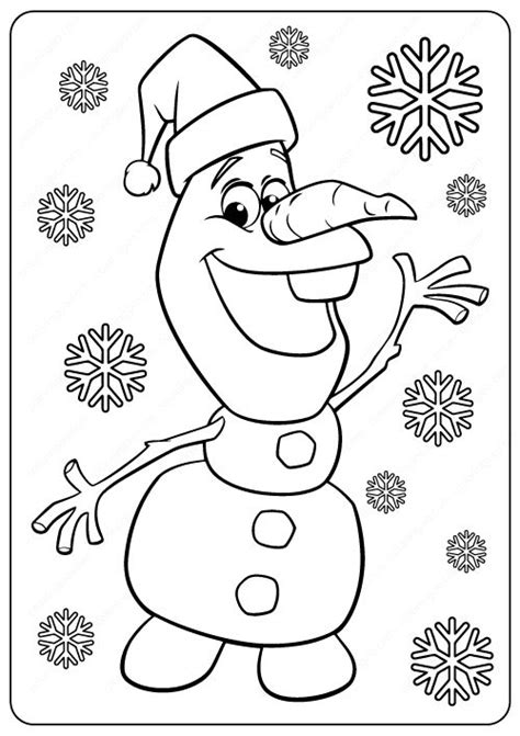 Christmas Coloring Pages Frozen