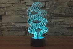 14 3D Spiral Optical Illusion Space Lamps Table Night Lights ideas | 3d optical illusions, 3d ...