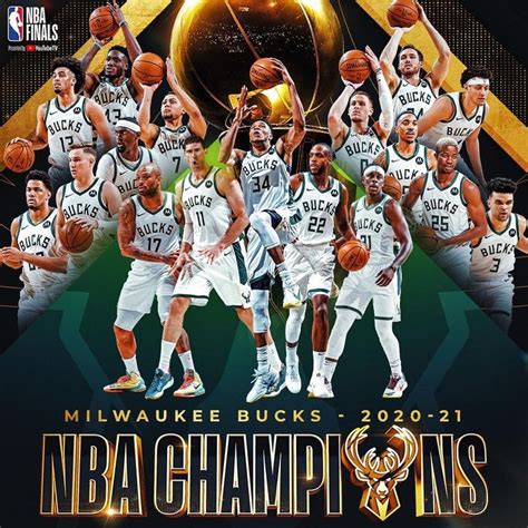 Pin by Brett Johnson on NBA Finals | Milwaukee bucks, Nba champions, Nba