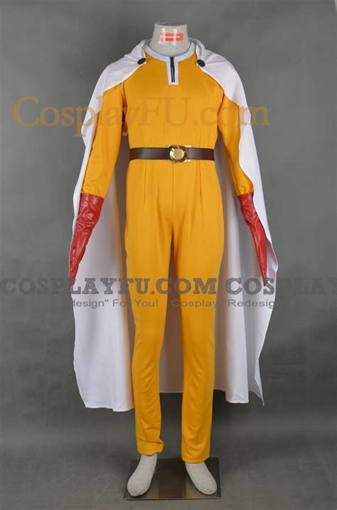 Custom Saitama Cosplay Costume from One Punch Man - CosplayFU.com