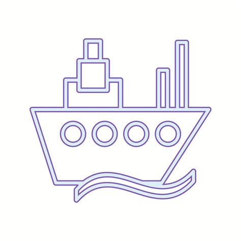 Beautiful Ship Vector line icon 17200347 Vector Art at Vecteezy