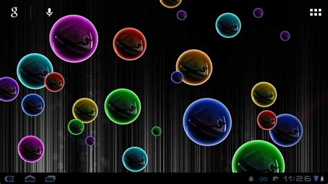 Neon Bubble Live Wallpaper - YouTube