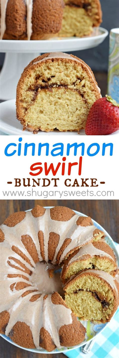 Cinnamon Swirl Bundt Cake - Shugary Sweets