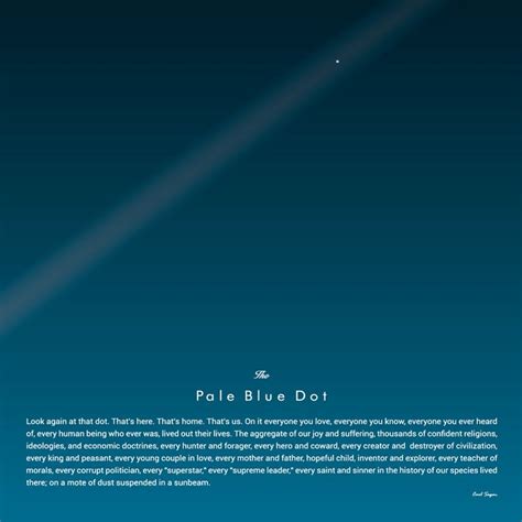 Pale Blue Dot Quote Poster | Pale blue dot, Pale blue dot quote, Blue dot