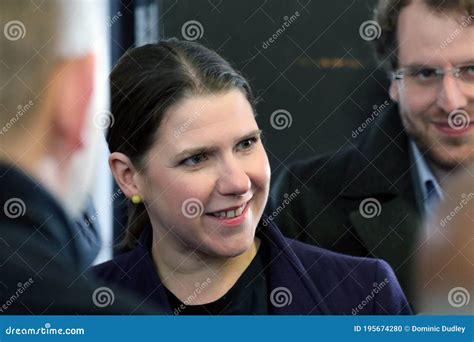 Liberal Democrats Leader Jo Swinson Speaking To the Media at an Election Campaign Stop at the ...