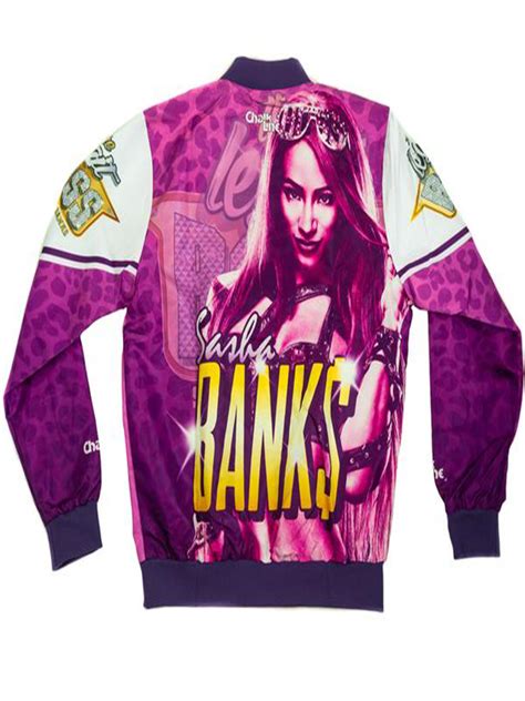 WWE Sasha Banks Retro Fanimation Jacket – Bay Perfect