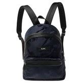 Michael Kors Blue/Black Nylon and Leather Kent Backpack - ShopStyle