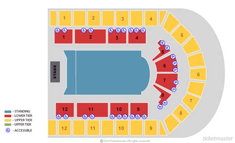 Years & Years Seating Plan - Utilita Arena Birmingham