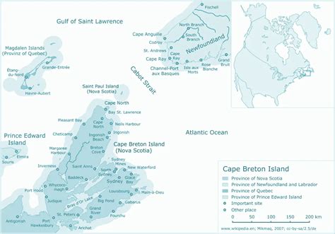 Cape Breton Island Map - MapSof.net