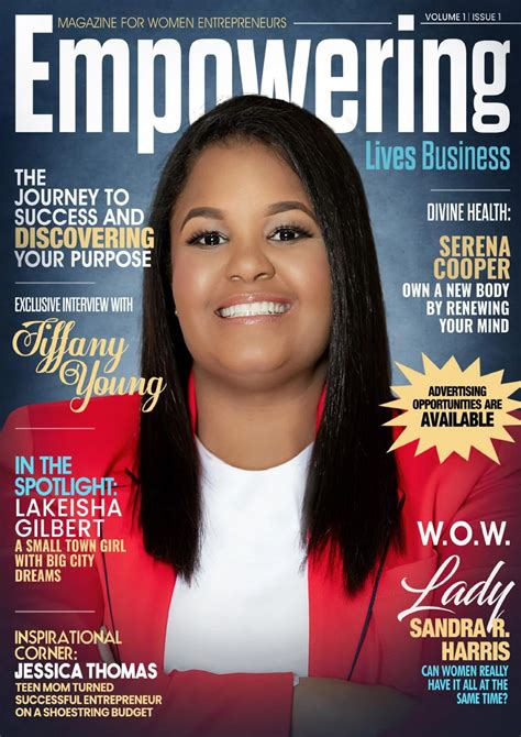 Empowering Lives Business Magazine for Women Entrepreneurs | Volume 1 Issue 1 by Empowering ...