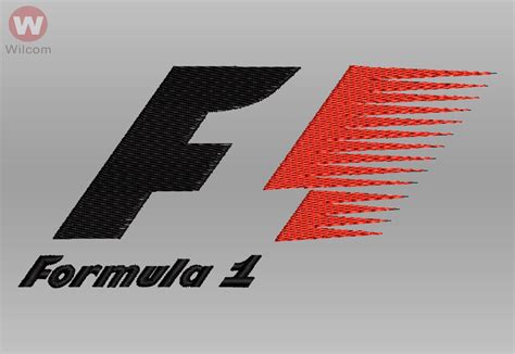 Formula 1 old logo Machine embroidery design 3 sizes | Etsy