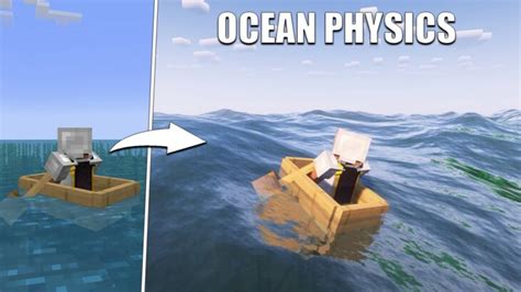 Minecraft Ocean Physics | Physics Mod 1.19.3 | Minecraft summary | マイクラ動画