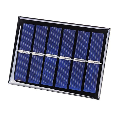 0.3W 3V Mini Solar Panel Small Solar Cell Solar Polysilicon Board for DIY Powered Models Light ...