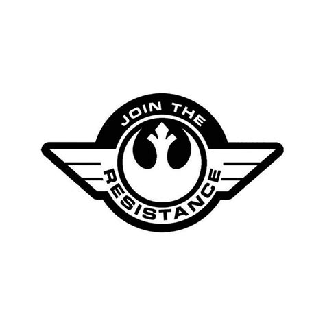 Star Wars Resistance Symbol Logo For Vinyl Sticker