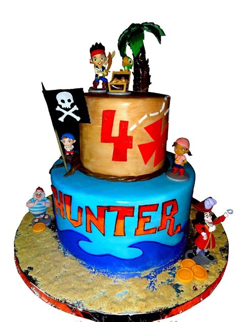 Jake And The Neverland Pirates 4Th Birthday Cake - CakeCentral.com