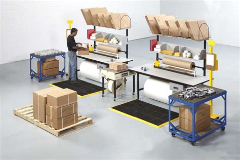 Modular workstations, Packing station, Warehouse design