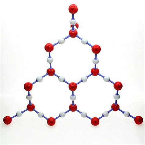 SiO2 Crystal Structure Model 23mm Series Silicon Dioxide Covalent Crystal Model - Microscopes ...