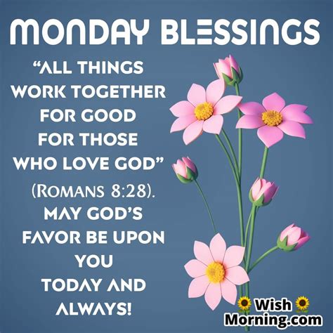 Monday Blessings Images - Wish Morning