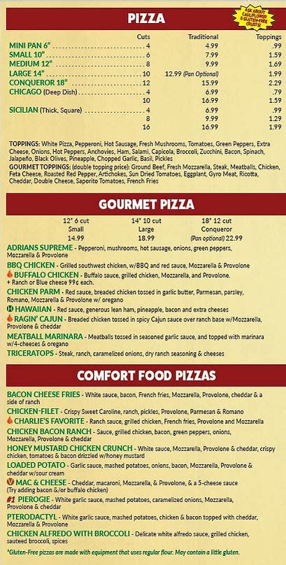 Our Menu | Adrian's Pizza Thompson Run Road | Pittsburgh