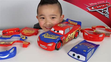 Change & Race Disney Cars 3 Toys Lightning McQueen Unboxing Fun With Ckn Toys | By Ezzy Kids TV