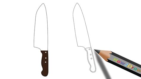 How To Draw A Knife