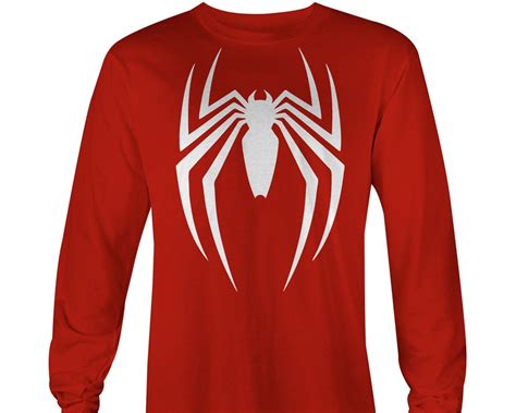 Spider-man Marvel Long Sleeve T-shirt Spiderman Tee | Etsy