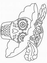 Mexican Fiesta Coloring Pages sketch template