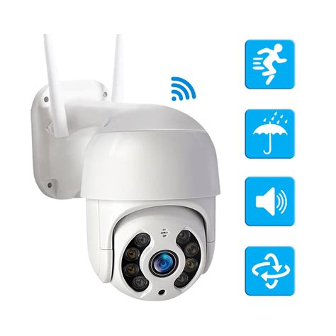 WiFi IP Camera Outdoor Night Vision Mini Speed Dome CCTV Camera 1080P Home Security - KreziCart