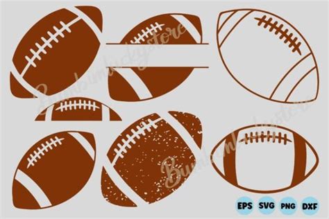 Football Svg, Football Silhouette Graphic by Bumbimluckystore ...